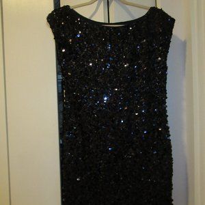alice + olivia Party Dress- Size Small- Dark Navy Blue with Sequins SEXY dress!